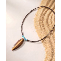 Bali Handmade Wood Necklace